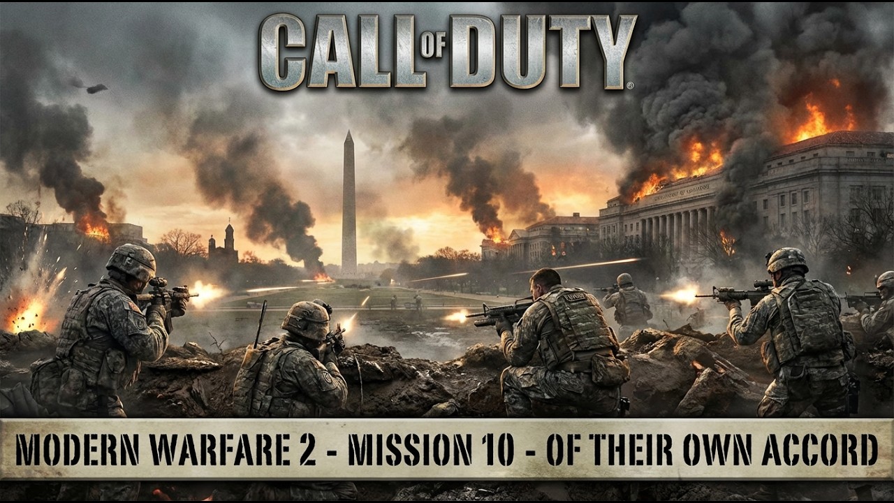 Call of Duty Modern Warfare 2 – Mission 10 Of Their Own Accord Full Gameplay Walkthrough (HD)