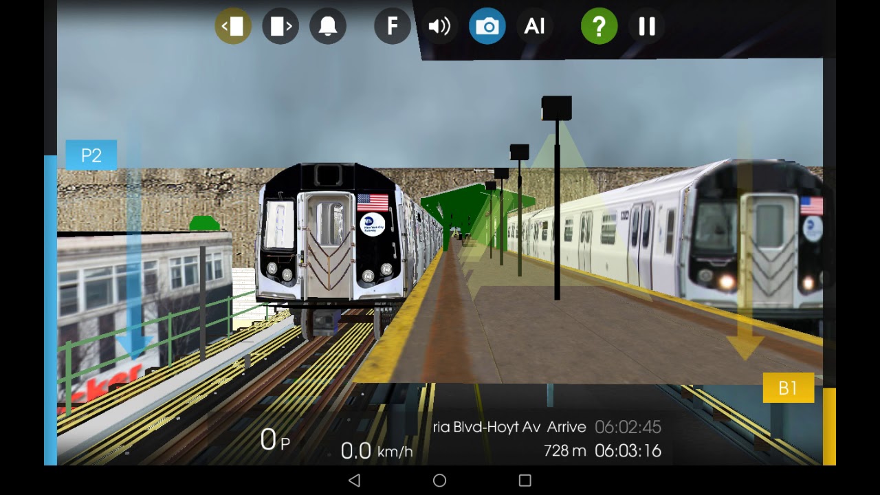 Hmmsim 2 3d R160a via the N line to conely Island better quality audio ...