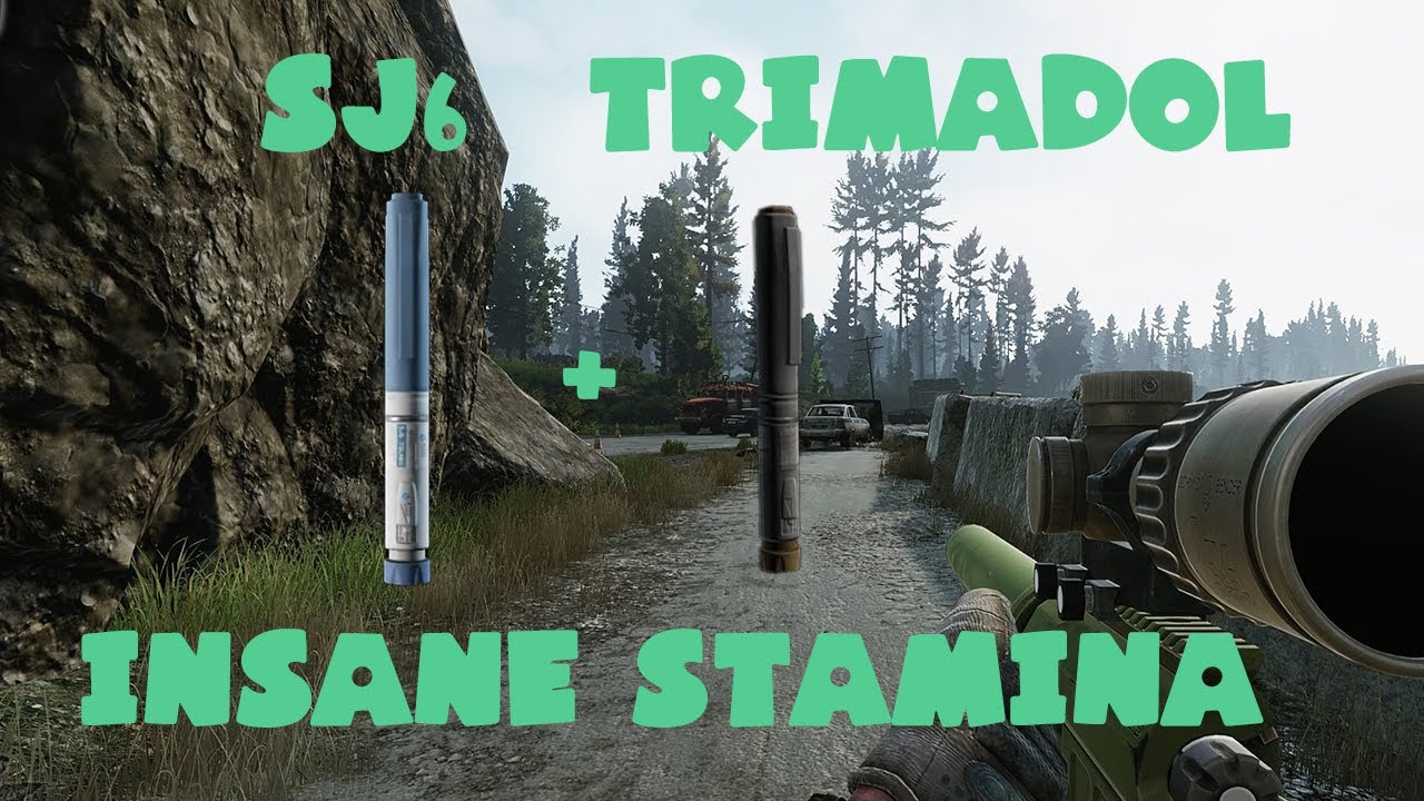 SJ6 + TRIMADOL = 4+ MINS OF STAMINA!! ESCAPE FROM TARKOV YouTube