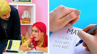 40 Smart School Hacks to Make Your Life Easier || Funny School Situations by 5-Minute DECOR!