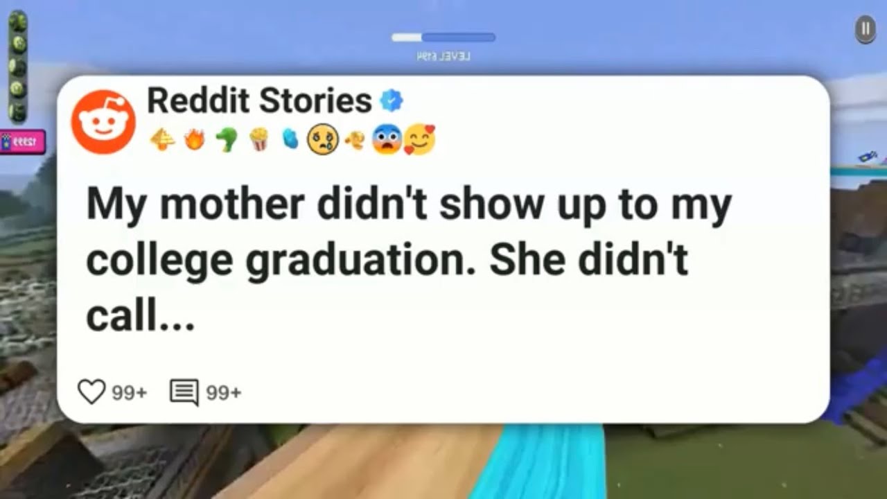 Моя мама не пришла на мою выпускную церемонию в колледже... Она не позвонила... 