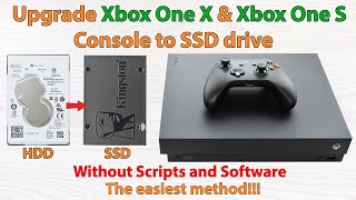 How to Upgrade your Xbox One X and Xbox One S to SSD Drive. WITHOUT Scripts and Software!