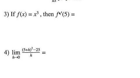 2.5b Applying the Power Rule at a Point