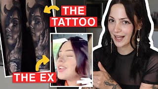 He Tattooed A Portrait of His EX on his NEW GF??