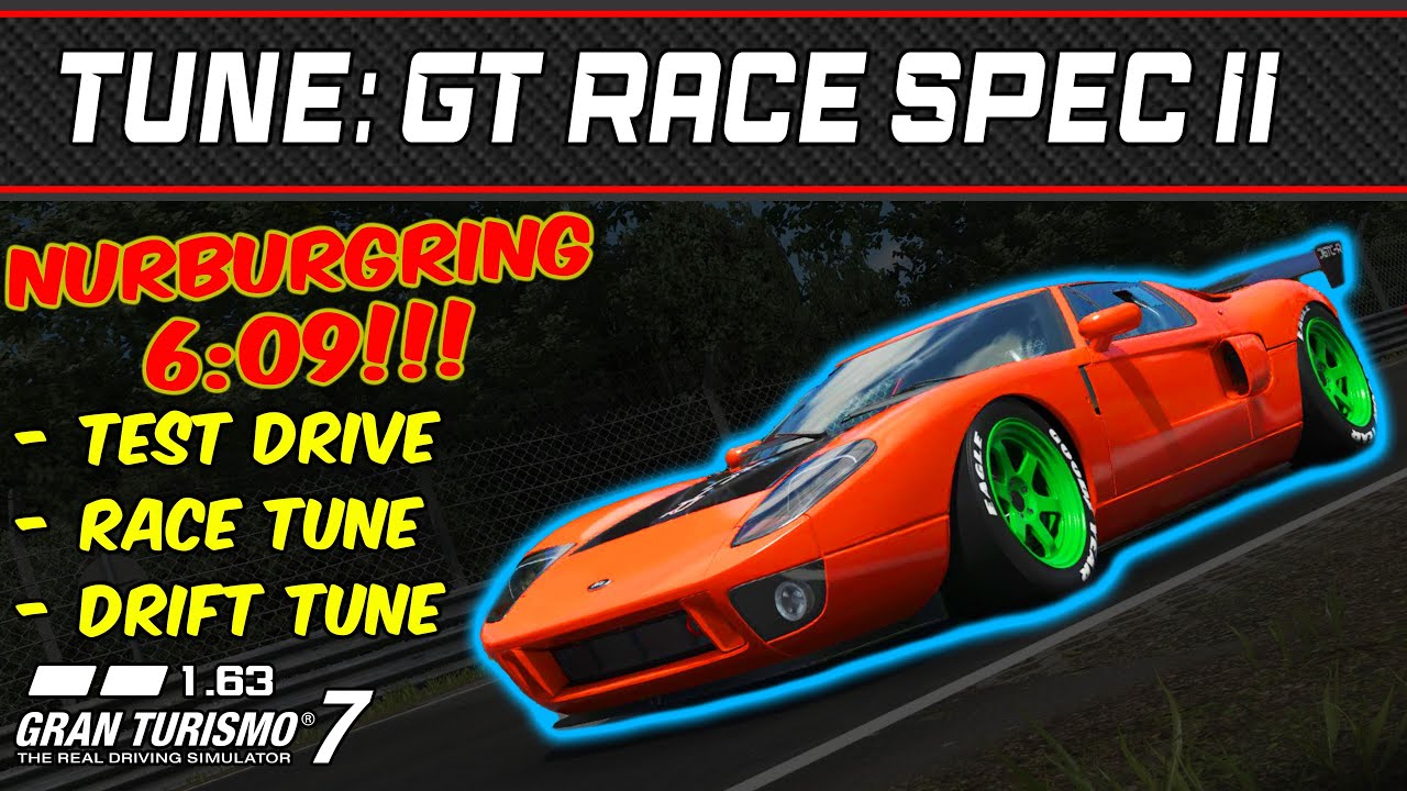 GT7 - Tune: Ford GT LM Race Car Spec II - Gran Turismo 7 - 1.63