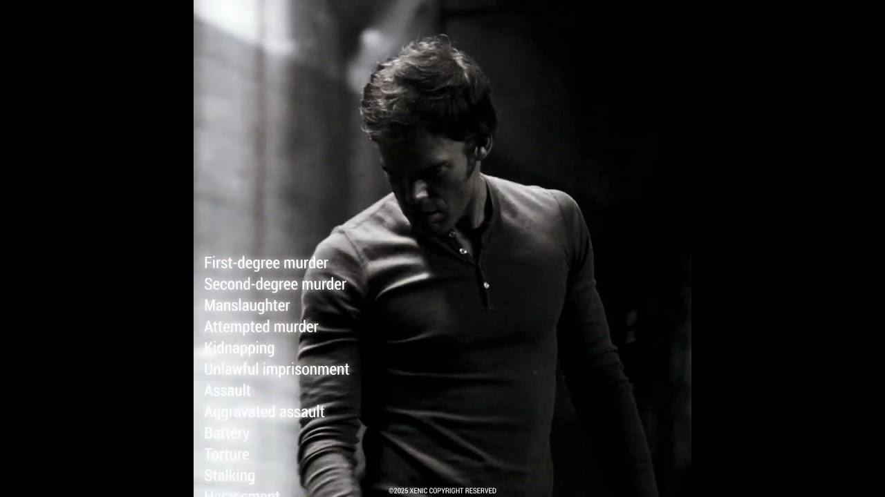 dexter edit crime list (song: clear eyes)