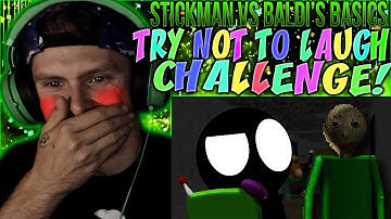 Vapor Reacts #721 | TRY NOT TO LAUGH CHALLENGE "Stickman Vs Baldi