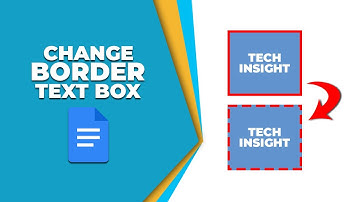 How to change the border of a text box in Google Docs