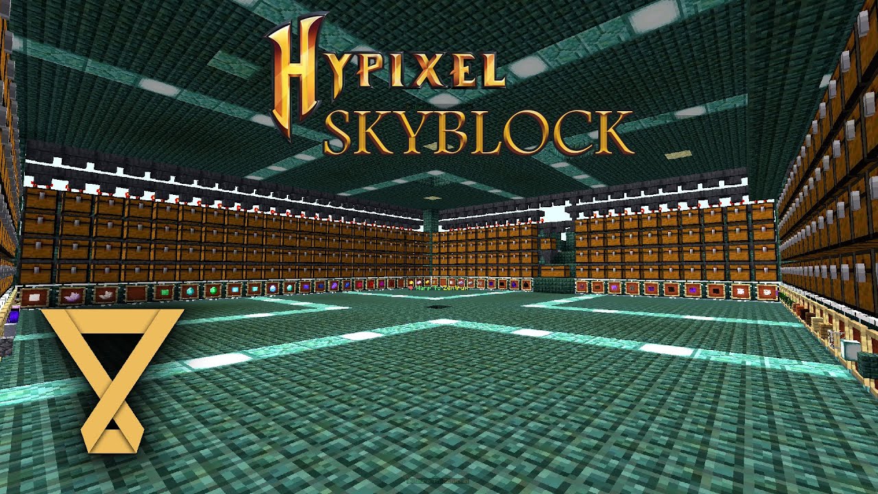 Automatisches Sortiersystem entwickeln - Minecraft Hypixel Skyblock #55 ...