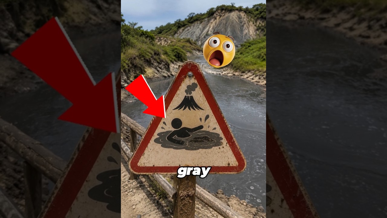 😱 This Isn't Normal Mud… People Actually Float in It! 🌋 #shorts #nature #interestingfacts