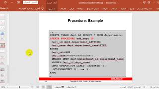 Lesson 9: Procedures and Functions