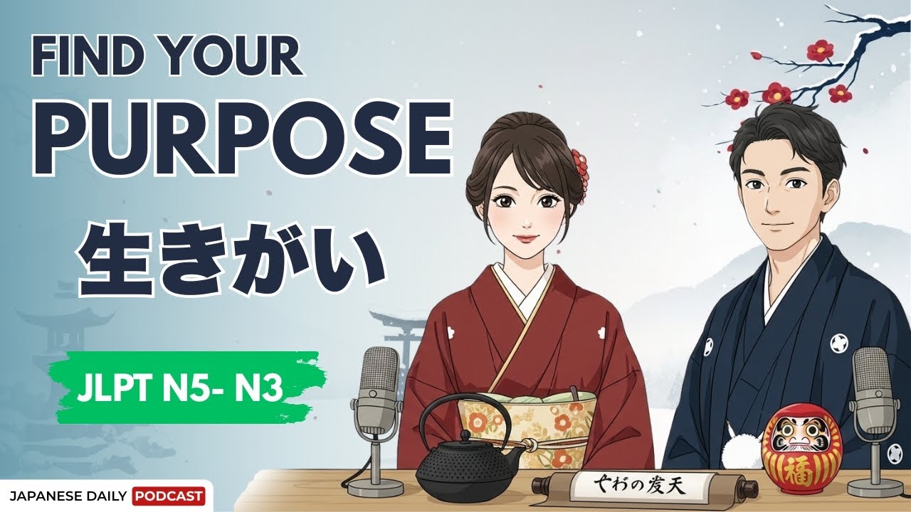 What is IKIGAI? The Japanese Philosophy for a Meaningful Life (生きがい) | Japnese Daily Podcast