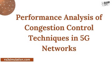 Performance Analysis of Congestion Control Techniques in 5G  Networks