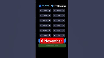 Holdcoin 6 November Daily Heist Code Combo Code Today #holdcoin #code #airdrop