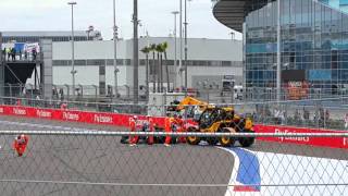 F1 Сочи авария на старте