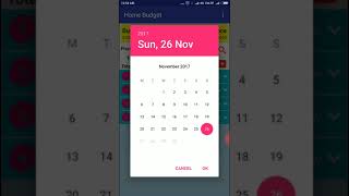 Adding a New Record in Home Budget App screenshot 2