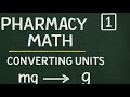 Pharmacy math made simple - Converting Grams to Milligrams