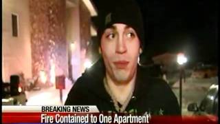 Man Pulled From Burning Apartment By Neighbor