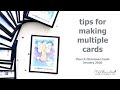 #cardmaking Tips for Mass-producing Cards