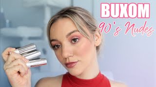 Buxom 90&#39;s Nudes Collection Review &amp; New Plumping Lip Liners