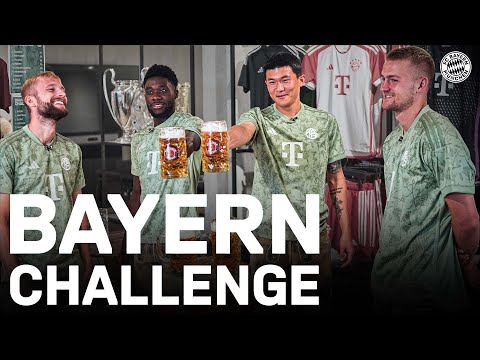 Kim/de Ligt 🆚 Davies/Laimer | The great Paulaner Bayern Challenge 🍺