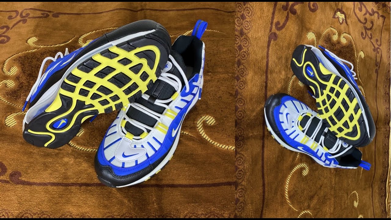 nike air max 98 blue yellow
