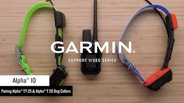 Garmin Support | Alpha® 10 | Pairing with an Alpha® TT 25 or T 20 Collar