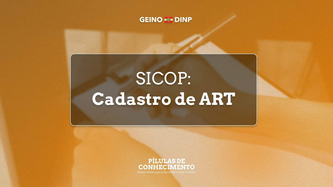 SICOP: Cadastro da ART no contrato | Pílulas de Conhecimento💊