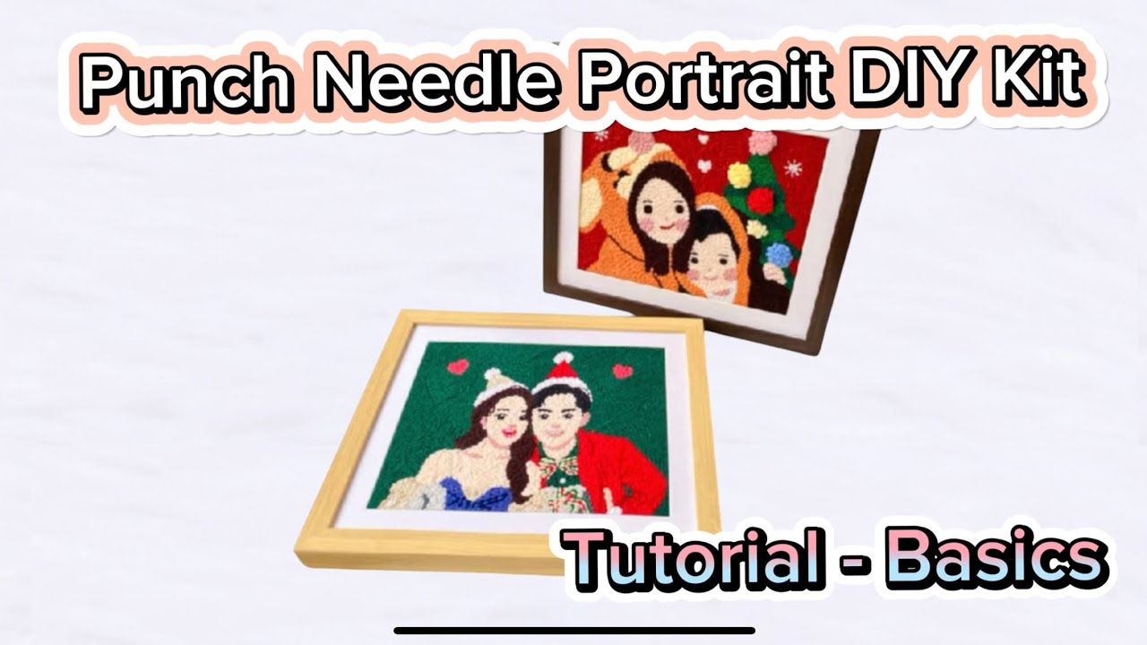 Punch Needle Beginner Tutorial | Step-by-Step Guide for First-Timers (English Subtitles)