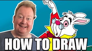 You can draw the White Rabbit - step by step - easy