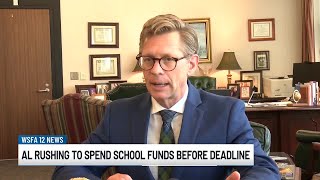 Alabama rushing to spend school funds before deadline