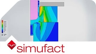 Extrusion with consideration of die stressing | Simufact