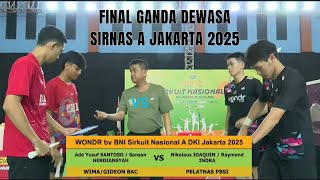 Download Lagu Ade Yusuf / Sansan vs Nikolaus Joaquin / Raymond Indra PBSI : Final GDA Sirnas A Jakarta 2025 MP3