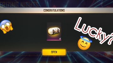 Elite pass crate opening lucky? 🍀 Garena free fire