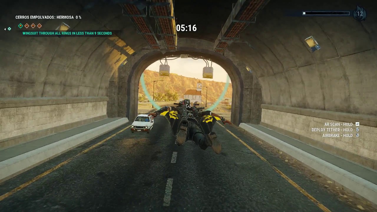 Just Cause 4 Hermosa Wingsuit Stunt YouTube