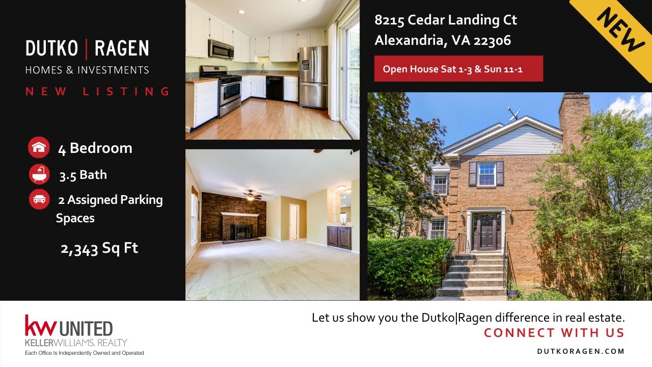 8215 Cedar Landing Ct Alexandria VA 22306 - New Listing Alert!
