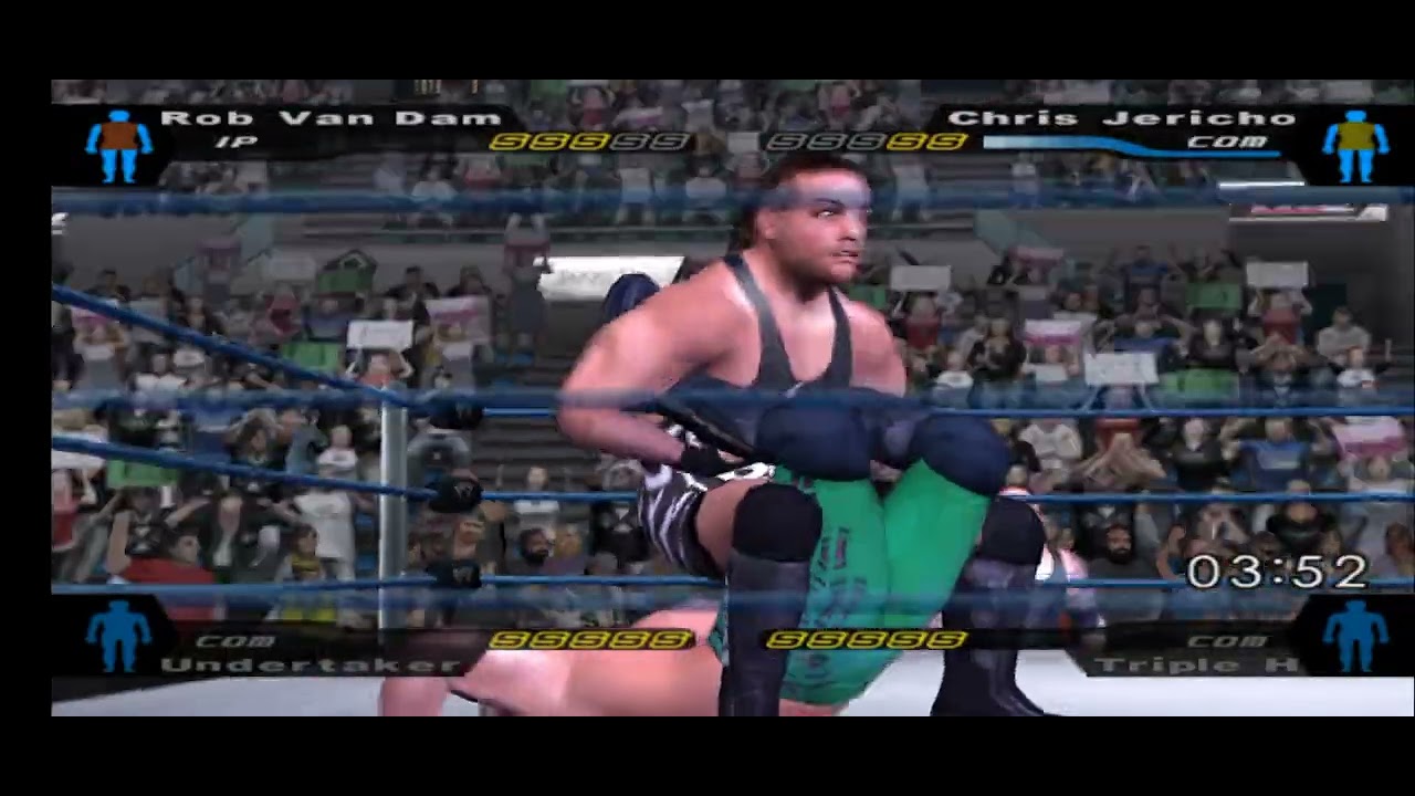 SINGLE'S MATCH WITH MANAGERS ( CHRIS JERICHO VS RVD) - YouTube