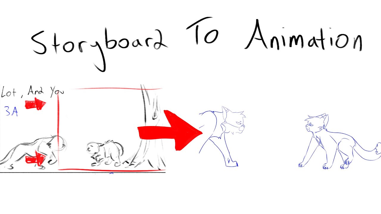 Storyboard VS Rough Animation - YouTube