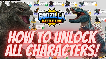 How to Unlock ALL UNITS in Godzilla Battle Line! (UPDATED)