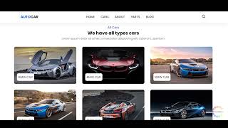 Cars Website Template