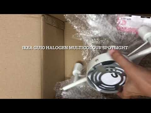 IKEA SPOTLIGHT UNBOXING | IKEA GU10 HALOGEN MULTICOLOUR SPOTLIGHT