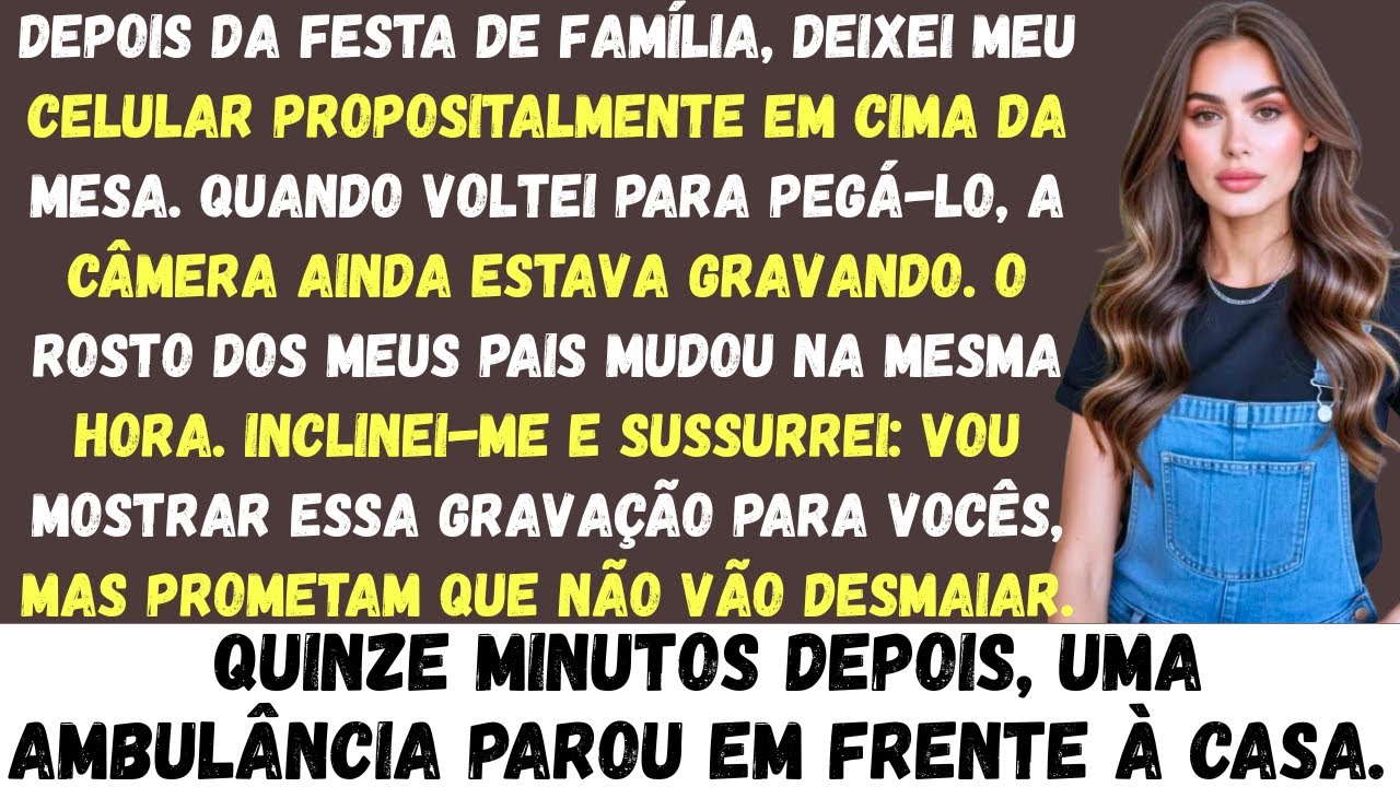 Depois da festa de família, deixei meu celular de propósito em cima da mesa. Quando voltei, meus pai