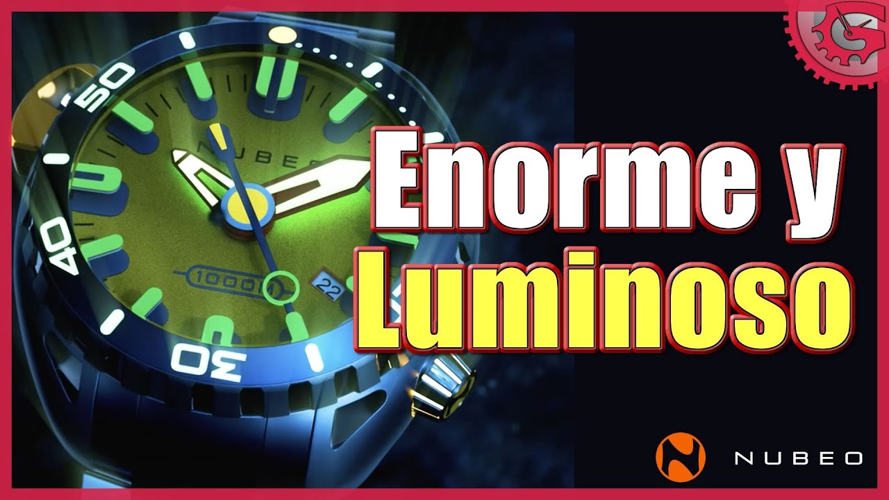 NUBEO ALUMINAUT LIMITED EDITION. Una bestia enorme, pesada y luminosa (Review completa del reloj)