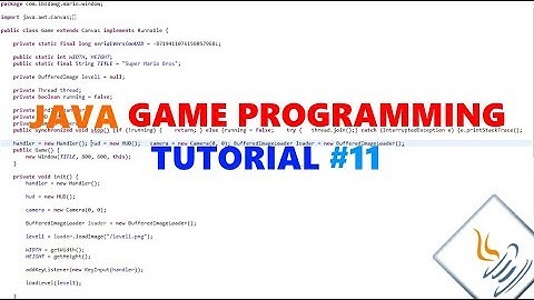 Java Game Programming #11 - Creating a lovely Background!