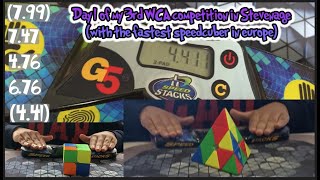 My 3rd WCA Competition - Day 1 | My PR average on the Pyraminx! | ft.Tymon Kolasinski | #rubikscube
In this video, we are at Stevenage where I am taking part in 3 events, 2x2 and the Pyraminx on Day 1 and the 3x3 on day 2!!
Had a great time in my 3rd WCA competition and got my PR average of 12 seconds on the Pyraminx!! Also, qualified for round 2 of the Pyraminx for the first time but missed out on Round 2 of the 2x2!
Tymon Kolasinski - the fastest in Europe for 3x3 and 5x5, was also at this competition and had some really fast solves on all of his events!! Watch out for some of his quick solves as well!!
Credits:
Background Picture for Thumbnail = Kaboompics
Enjoy the video!!! My 3rd WCA Competition - Day 1 | My PR average on the Pyraminx! | ft.Tymon Kolasinski | #rubikscube