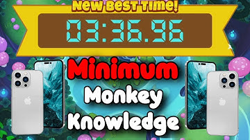 BTD6 Race Mobile Friendly Tutorial 📱 Minimum Monkey Knowledge 📱 For want of a Glade