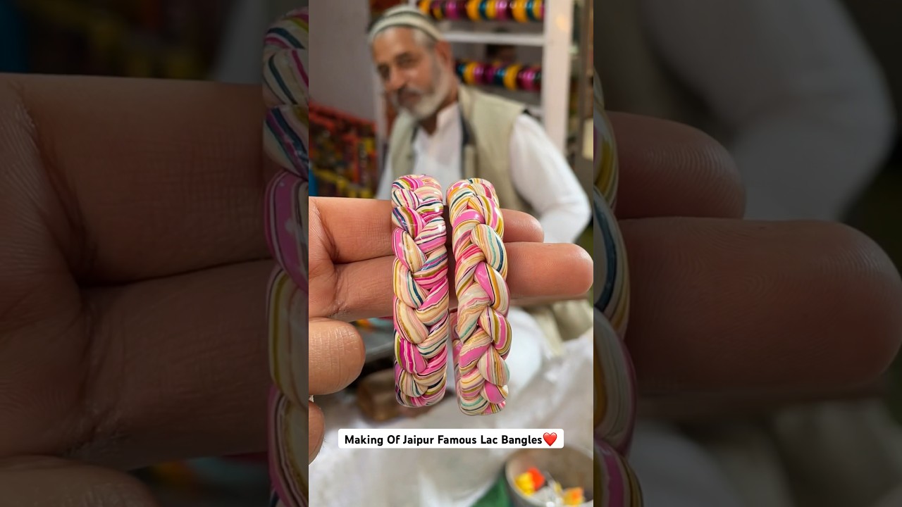 Making Of India&rsquo;s Famous Lac Bangles😍 #youtubeshorts #trending #viralvideo #women #bangles #mom