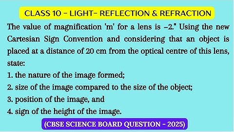 The value of magnification 