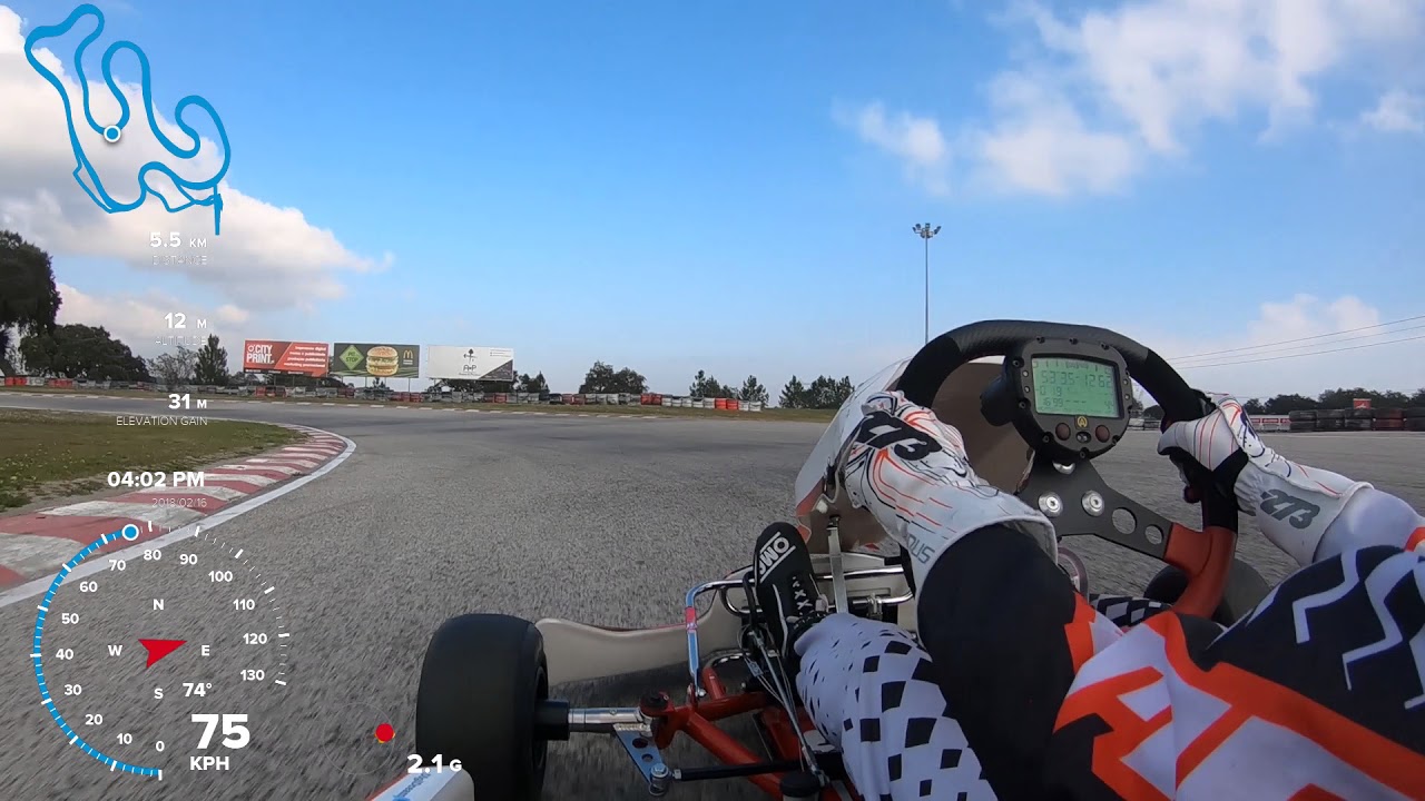 Onboard Kartodromo International Palmela - KIP - BirelArt - X30 Junior