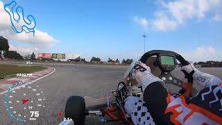 Onboard Kartodromo International Palmela - KIP - BirelArt - X30 Junior